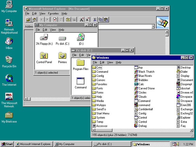 Пережить те дни Windows 95, из вашего браузера, Спасибо для этот эмулятор онлайн - Изображение 2 - Профессор falken.com