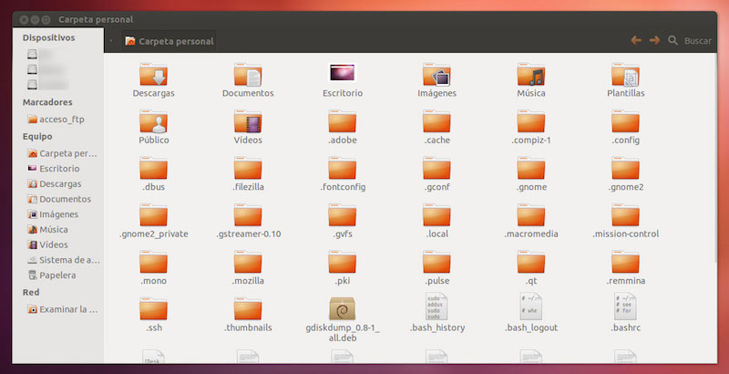 如何显示或隐藏, 快速, 在 Ubuntu 中的隐藏的文件 - 图像 3 - 教授-falken.com
