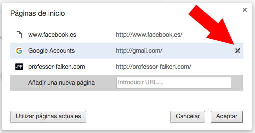 Wie Sie Ihre Lieblings-Websites automatisch geöffnet, wenn Sie Chrome starten - Bild 4 - Prof.-falken.com