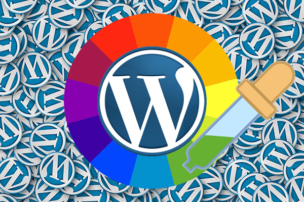 如何使用拾色器, 或可湿性粉剂颜色选取器, 在 WordPress 管理